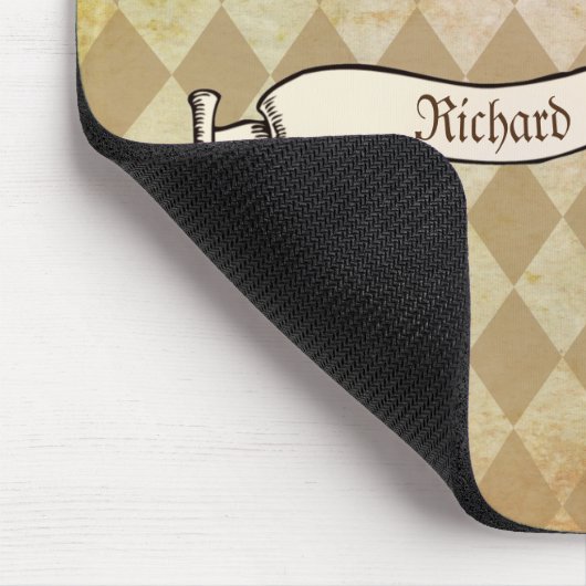 Personalisierter königlicher Erlass Mousepad (Ecke)