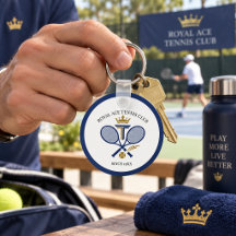 Personalisierter königlicher Tennisclub seit Jahr