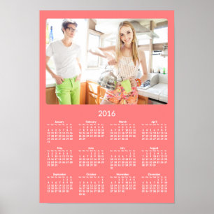 Personalisierter Korallenposter-Jahreskalender 201 Poster