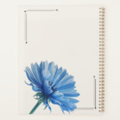 Personalisierter Kornblumen-Wochenplaner Planer (Rückseite)