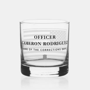 Personalisierter Korrektor, dünne Silber Whiskyglas