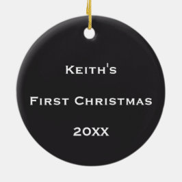 Personalisierter kosmischer Blasenfluss Keramik Ornament