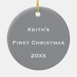 Personalisierter kosmischer Blasenfluss Keramik Ornament