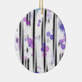 Personalisierter kosmischer Blasenfluss Keramik Ornament (Rechts)