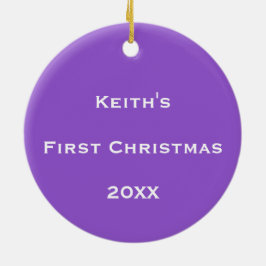 Personalisierter kosmischer Blasenfluss Keramik Ornament