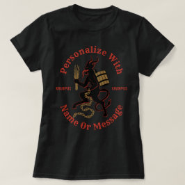 Personalisierter Krampus-T - Shirt