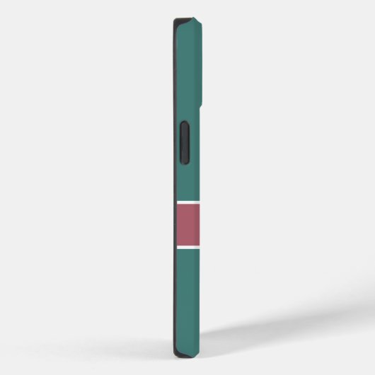 Personalisierter Krankenpfleger Dark Aquamarin Med Case-Mate iPhone Hülle (Rückseite / Rechts)