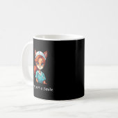 Personalisierter Krankenpfleger-Fuchs-Kaffeebecher Kaffeetasse (Vorderseite Links)