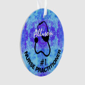 Personalisierter Krankenpfleger Ornament (Vorderseite)
