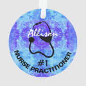 Personalisierter Krankenpfleger Ornament (Rückseite)