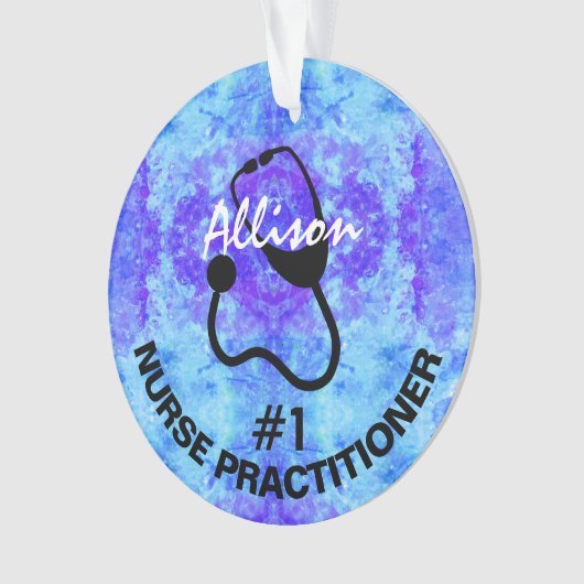 Personalisierter Krankenpfleger Ornament (Vorderseite)