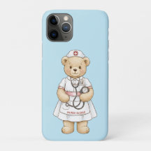 Personalisierter Krankenpfleger-Teddybär mit indiv
