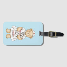 Personalisierter Krankenpfleger-Teddybär mit indiv