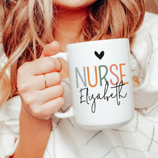Personalisierter Krankenschwester-Geburtstagsbeche Kaffeetasse