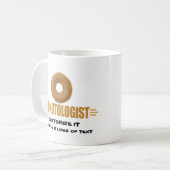 Personalisierter Krapfen Kaffeetasse (Vorderseite Links)