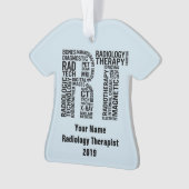 Personalisierter Krasser Technologischer RT-Radiol Ornament (Vorderseite)