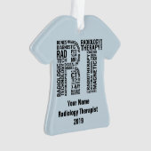 Personalisierter Krasser Technologischer RT-Radiol Ornament (Vorderseite)