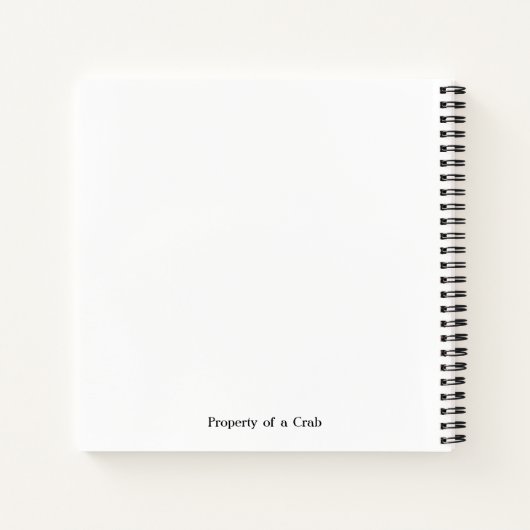 Personalisierter Krebs Zodiac Art Deco Lady Notizblock (Rückseite)