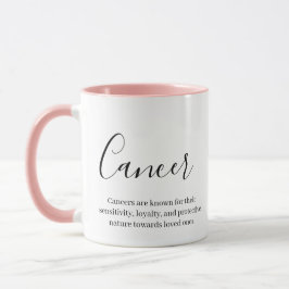 "Personalisierter Krebs - Zodiac - Zeichen Name un Tasse