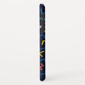 Personalisierter Kreis, Random Zig Zags Case-Mate iPhone Hülle (Hinten/Links)