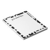 Personalisierter Kreuzworträtsel Notizblock (angewinkelt)