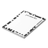 Personalisierter Kreuzworträtsel Notizblock (Rotiert)