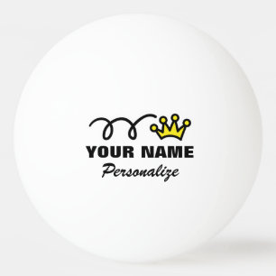Personalisierter Krone Ping pong Ball für Tischtennisball