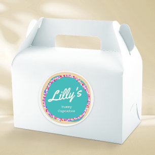 Personalisierter Kuchen aus der Bäckerei Runder Aufkleber