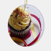 Personalisierter Kuchen Keramik Ornament (Links)