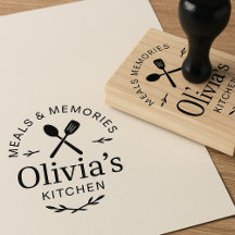 Personalisierter Küchen-Logo-Stempel aus Gummi
