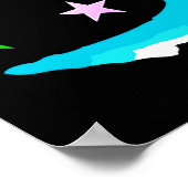 PERSONALISIERTER KUCHEN ZUM KLETTERLEITUNGSPOSTER POSTER (Ecke)