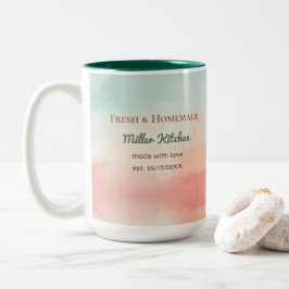 Personalisierter Küchenbecher Benutzerdefinierter Zweifarbige Tasse