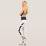 Personalisierter Kundenservice Capri Leggings<br><div class="desc">Einfache Personalisierung von benutzerdefinierten Made-Leggings aus Ricaso - Hinzufügen eines eigenen Textes - Ändern Sie die Hintergrundfarbe,  Textfarbe und den Schriftart,  indem Sie auf Anpassen > mehr personalisieren</div>