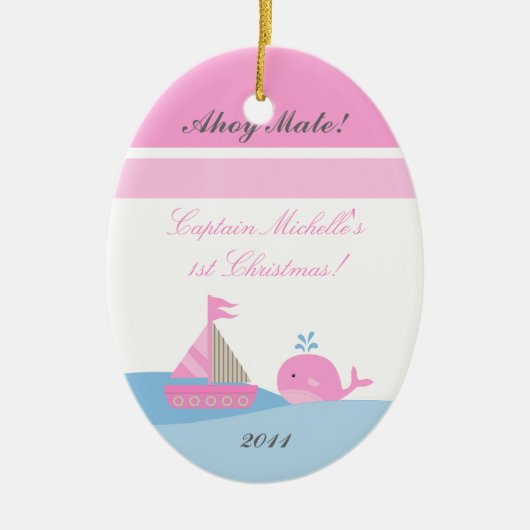 Personalisierter kundenspezifischer keramik ornament (Vorne)