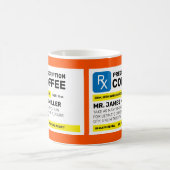 Personalisierter, kundenspezifischer Schlichtkaffe Kaffeetasse (Mittel)