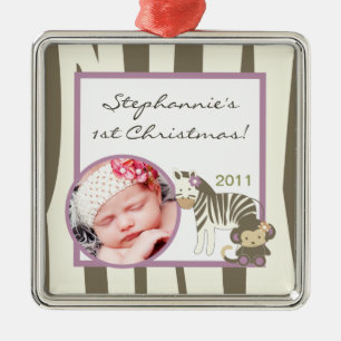Personalisierter kundenspezifischer Verzierung Silbernes Ornament