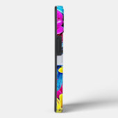 Personalisierter Künstlerischer Blumendärmelname Case-Mate iPhone Hülle (Rückseite / Rechts)