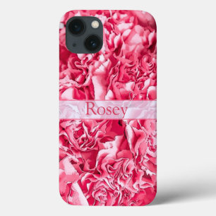 Personalisierter Künstlerischer Rosatiname Case-Mate iPhone Hülle