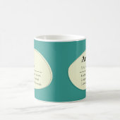 Personalisierter Kunstwörterbuch-Stil-Kaffeebecher Kaffeetasse (Mittel)
