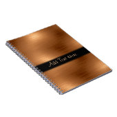 Personalisierter Kupferstich Notizblock (Rechte Seite)