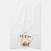 Personalisierter Kürbis Geschirrtuch (Vertikal)