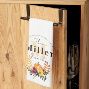 Personalisierter Kürbis Geschirrtuch