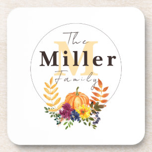 Personalisierter Kürbis Getränkeuntersetzer