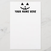 Personalisierter Kürbiskehl Briefpapier (Vorderseite)