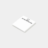 Personalisierter Kürbiskehl Post-it Klebezettel (angewinkelt)