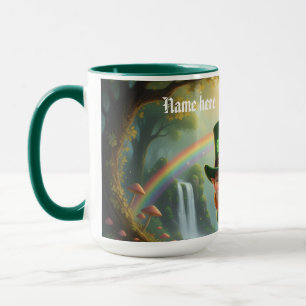 Personalisierter Küss mich, ich bin irisch - Kombi Tasse