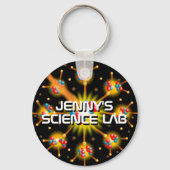 Personalisierter Labrador für Wissenschaft Schlüsselanhänger (Rückseite)