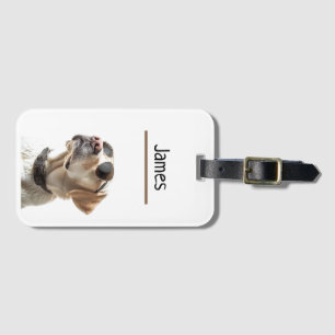 Personalisierter Labrador Retriever Gepäckanhänger