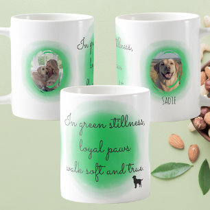 Personalisierter Labrador Retriever in Pastellgrün Kaffeetasse