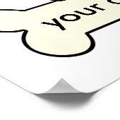 Personalisierter Labrador Retriever Poster (Ecke)